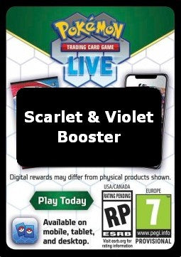 Live Code Card (Booster) - Scarlet & Violet (Online Code Card)