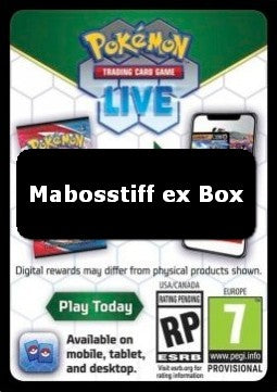 Live Code Card (Mabosstiff ex Box) - Scarlet & Violet Products (Online Code Card)