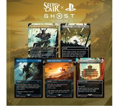 Magic: the Gathering - Secret Lair Drop Series: Secret Lair x Playstation: Ghost of Tsushima