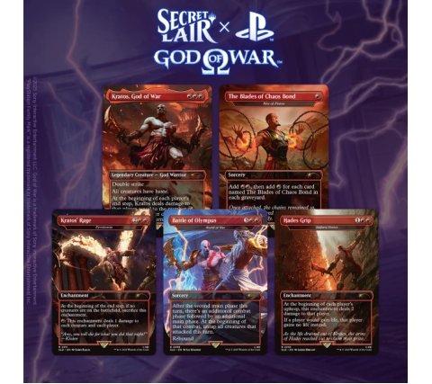 Magic: the Gathering - Secret Lair Drop Series: Secret Lair x Playstation: God of War - Greek