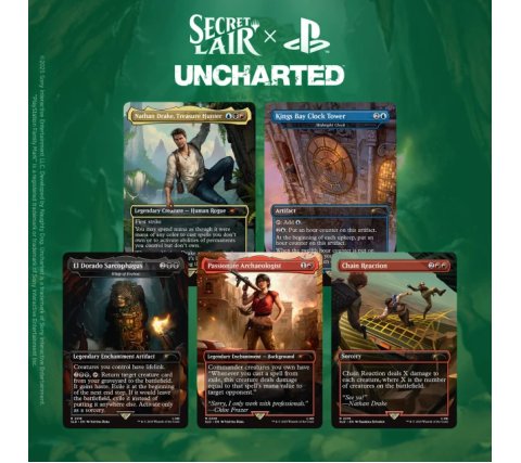 Magic: the Gathering - Secret Lair Drop Series: Secret Lair x Playstation: Uncharted