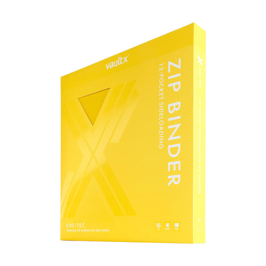 12-Pocket Exo-Tec® Zip Binder Sunrise Yellow