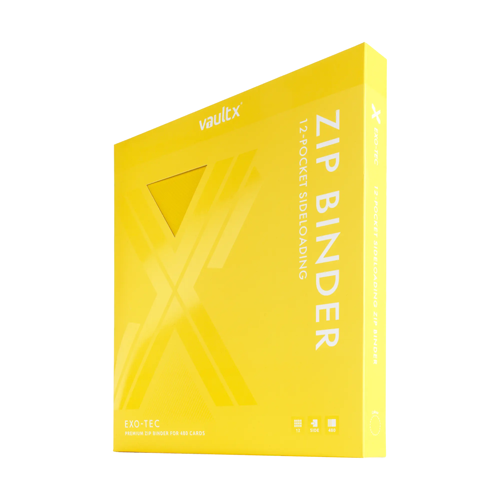 12-Pocket Exo-Tec® Zip Binder Sunrise Yellow - The Upkeep
