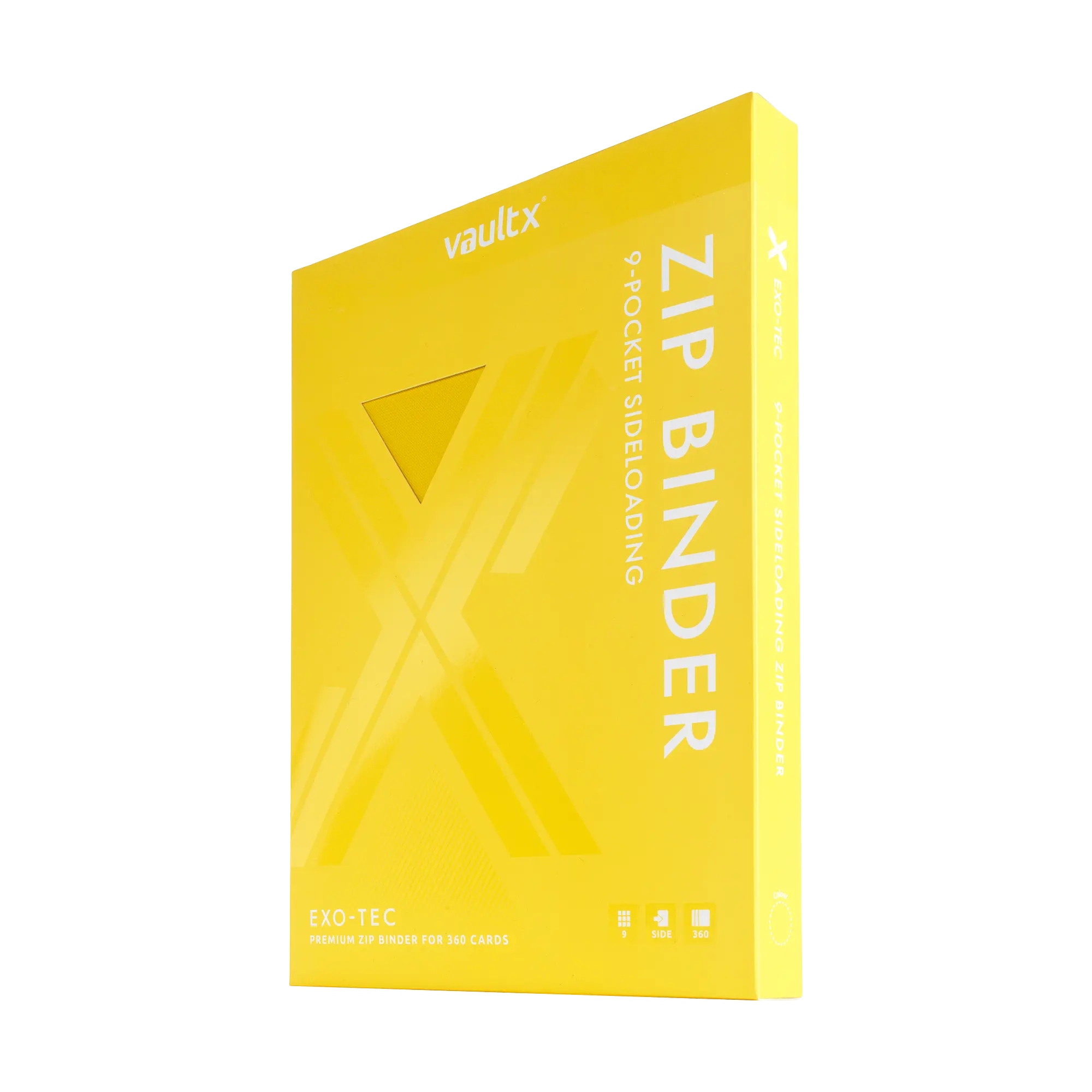 9-Pocket Exo-Tec® Zip Binder Sunrise Yellow - The Upkeep