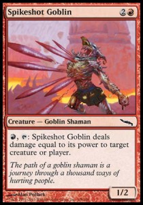 Spikeshot Goblin⁣ - Mirrodin⁣ (Common)⁣ [108]