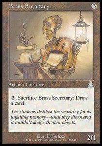 Brass Secretary - Urza's Destiny (Uncommon) [UDS-128]