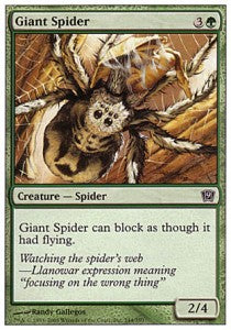 Giant Spider⁣ - Ninth Edition⁣ (Common)⁣ [244]