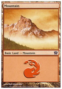 Mountain (V.4)⁣ - Ninth Edition⁣ (Land)⁣ [346]