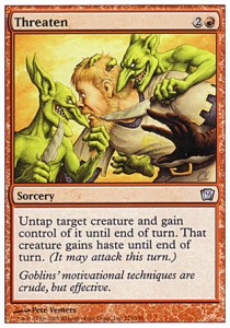 Threaten - Ninth Edition (Uncommon) [9ED-223]