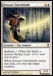 Kitsune Dawnblade⁣ - Saviors of Kamigawa⁣ (Common)⁣ [16]