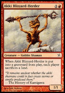 Akki Blizzard-Herder⁣ - Betrayers of Kamigawa⁣ (Common)⁣ [91]