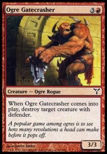 Ogre Gatecrasher⁣ - Dissension⁣ (Common)⁣ [67]