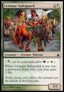 Centaur Safeguard⁣ - Ravnica: City of Guilds⁣ (Common)⁣ [244]
