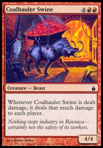 Coalhauler Swine⁣ - Ravnica: City of Guilds⁣ (Common)⁣ [119]