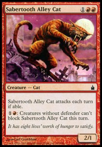 Sabertooth Alley Cat - Ravnica: City of Guilds (Common) [RAV-140]