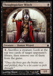 Thoughtpicker Witch⁣ - Ravnica: City of Guilds⁣ (Common)⁣ [109]