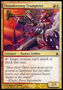 Thundersong Trumpeter⁣ - Ravnica: City of Guilds⁣ (Common)⁣ [235]
