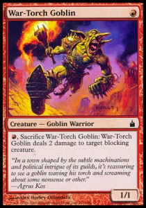 War-Torch Goblin⁣ - Ravnica: City of Guilds⁣ (Common)⁣ [151]