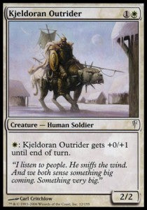 Kjeldoran Outrider⁣ - Coldsnap⁣ (Common)⁣ [12]