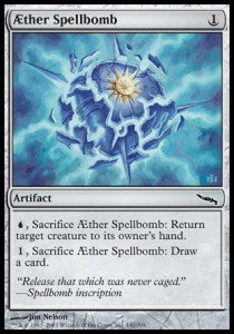 Aether Spellbomb⁣ - Mirrodin⁣ (Common)⁣ [141]