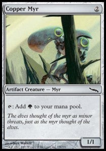 Copper Myr⁣ - Mirrodin⁣ (Common)⁣ [158]