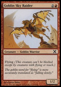 Goblin Sky Raider - Tenth Edition (Common) [10E-210]