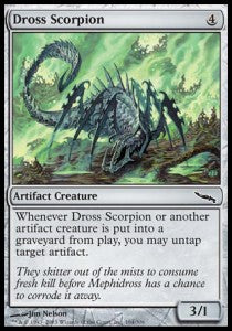 Dross Scorpion⁣ - Mirrodin⁣ (Common)⁣ [164]