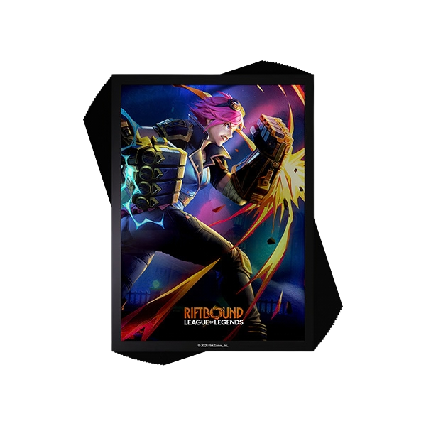 Riftbound: Vendetta - Art Sleeves (Vi vs Jinx) (100 stuks)-thumbmail-3