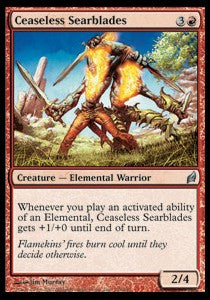 Ceaseless Searblades⁣ - Lorwyn⁣ (Uncommon)⁣ [158]