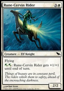 Rune-Cervin Rider⁣ - Shadowmoor⁣ (Common)⁣ [20]