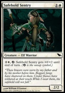 Safehold Sentry⁣ - Shadowmoor⁣ (Common)⁣ [22]