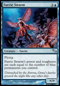 Faerie Swarm⁣ - Shadowmoor⁣ (Uncommon)⁣ [37]