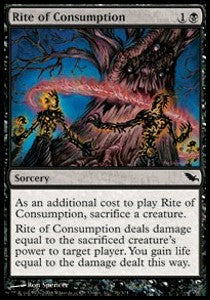 Rite of Consumption⁣ - Shadowmoor⁣ (Common)⁣ [76]