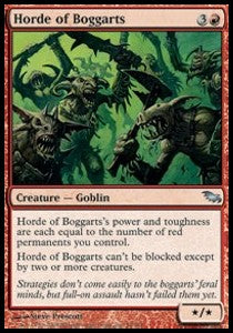 Horde of Boggarts⁣ - Shadowmoor⁣ (Uncommon)⁣ [94]