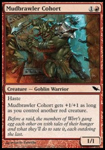 Mudbrawler Cohort⁣ - Shadowmoor⁣ (Common)⁣ [100]