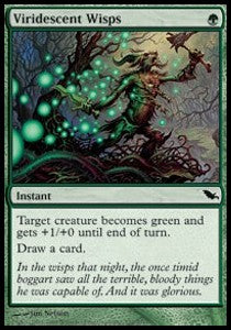 Viridescent Wisps⁣ - Shadowmoor⁣ (Common)⁣ [132]