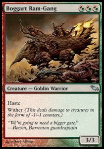 Boggart Ram-Gang⁣ - Shadowmoor⁣ (Uncommon)⁣ [203]
