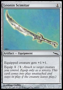 Leonin Scimitar⁣ - Mirrodin⁣ (Common)⁣ [193]