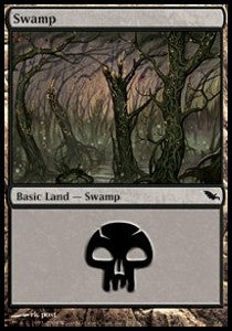 Swamp (V.3)⁣ - Shadowmoor⁣ (Land)⁣ [292]