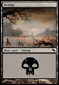 Swamp (V.4)⁣ - Shadowmoor⁣ (Land)⁣ [293]