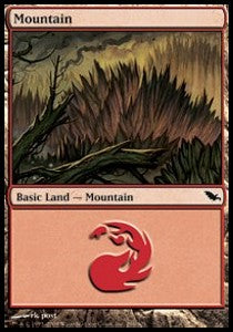 Mountain (V.3)⁣ - Shadowmoor⁣ (Land)⁣ [296]