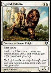 Sigiled Paladin - Shards of Alara (Uncommon) [ALA-27]