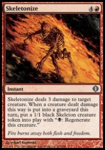 Skeletonize⁣ - Shards of Alara⁣ (Uncommon)⁣ [114]
