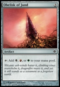 Obelisk of Jund⁣ - Shards of Alara⁣ (Common)⁣ [215]