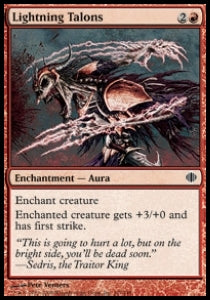 Lightning Talons⁣ - Shards of Alara⁣ (Common)⁣ [107]