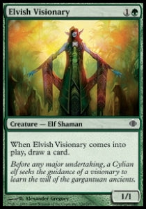 Elvish Visionary⁣ - Shards of Alara⁣ (Common)⁣ [130]