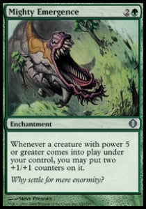 Mighty Emergence⁣ - Shards of Alara⁣ (Uncommon)⁣ [137]