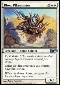 Rhox Pikemaster⁣ - Magic 2010⁣ (Uncommon)⁣ [26]