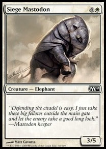 Siege Mastodon⁣ - Magic 2010⁣ (Common)⁣ [30]