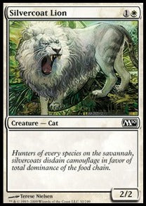 Silvercoat Lion⁣ - Magic 2010⁣ (Common)⁣ [32]